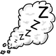Zzz as a graphic illustration