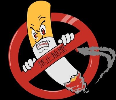Cartoon No Smoking Sign N15