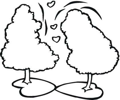 Pine Tree Outline N2