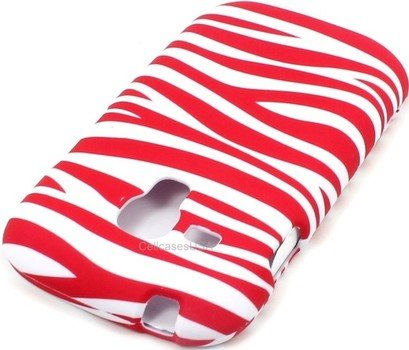 Red And White Zebra Print