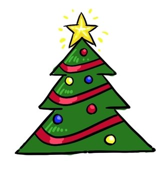 Christmas Tree Drawing N3