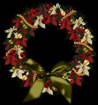 Christmas Wreath Clip Art N99