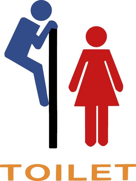 Toilet as the inscription in the picture