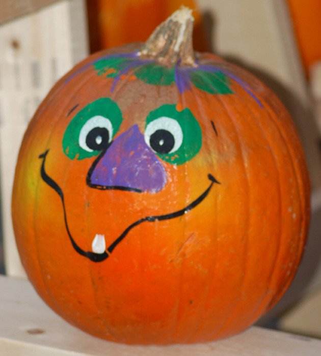 Painted Pumpkin Faces