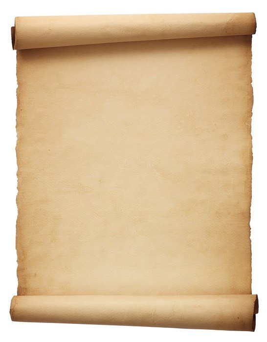 scroll parchment