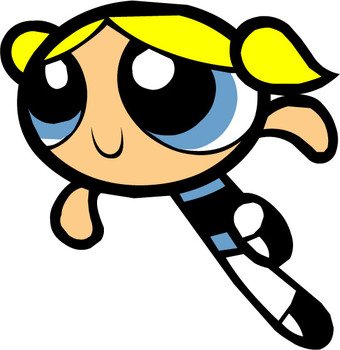 Powerpuff Girl Bubbles Cartoon