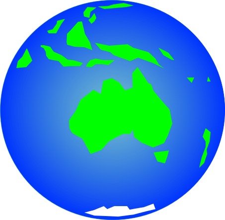 World Globe Map Clip Art N9