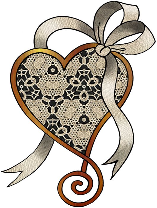 Lace Over Black A Collection Of Clip Art Prints With Delicate