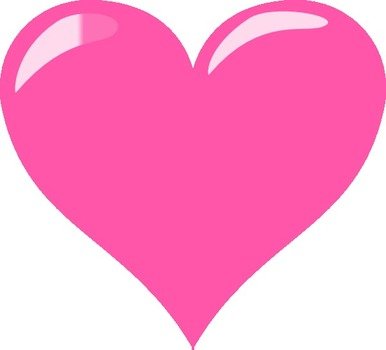 Pink Heart Clip Art N89