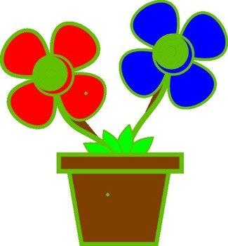 Cartoon Flower Vase Clip Art N2