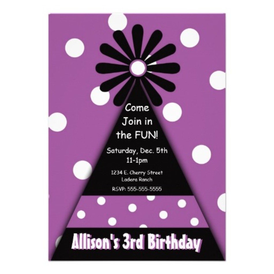 Polka Dot Party Hat Clip Art