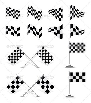 Checkered Flag Clip Art N41