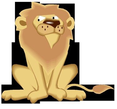 Cartoon Lion N22