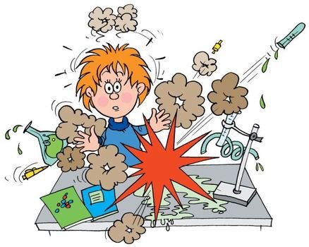 Clip Art Science Experiment Gone Wrong
