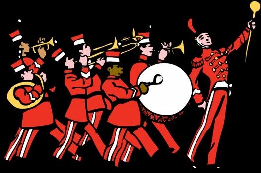 ClipArt Vettoriali Marching Band