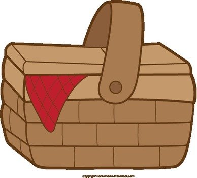 Picnic Basket Clip Art N42