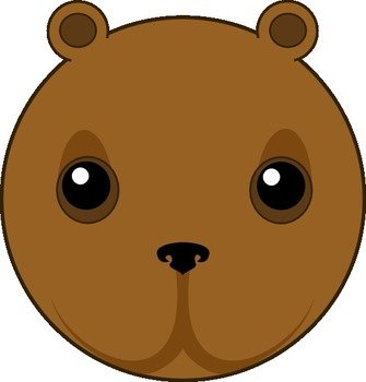 Ikabezier Cute Bear Head 555pxpng