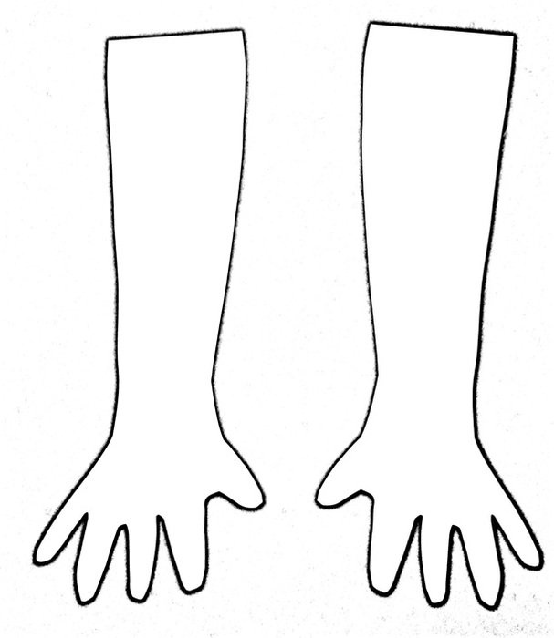 Cartoon Arms And Hands N3