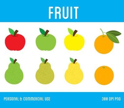 Fruit Clipart Digital For Personal amp By Squigglegiggle $100