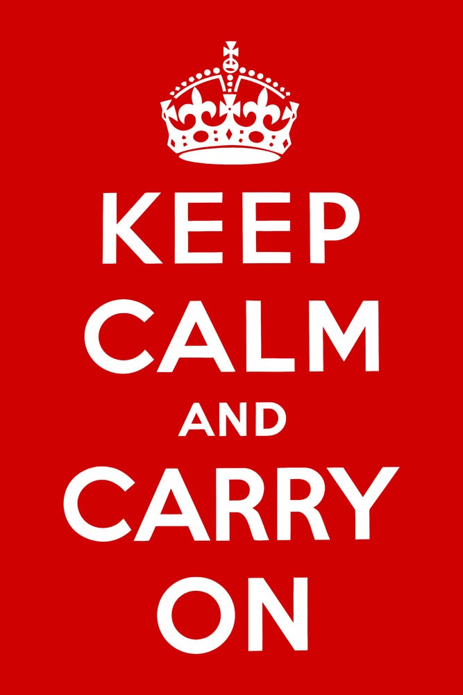 Keep Calm And Carry On Poster drawing free image download