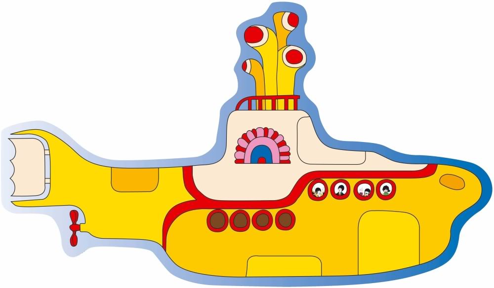 Beatles Yellow Submarine Drawing Free Image Download