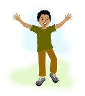 Boys Playing Clip Art Free