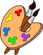 Supplies for drawing clipart