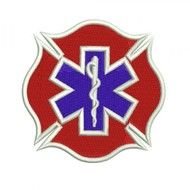 EMS Star Of Life Embroidery Design