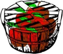 Apple Basket Clip Art N29