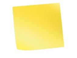 Clipart of Sticky Note