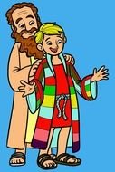 Josephs Coat drawing