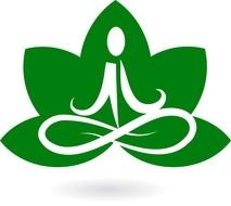 Yoga Logo green drawing