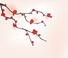 Cherry Blossom Tree Drawing N4
