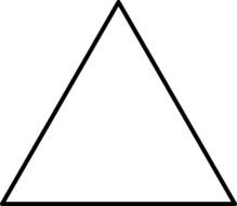 Triangle Clip Art Black And White N2