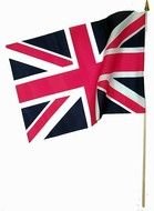 Union Jack on the stick