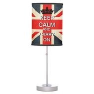 Keep Calm And Splatter Zombies Desk Lamp