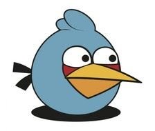 Blue Angry Bird N8