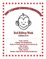 Red Ribbon Week Activity Pages