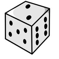 Rolling Dice Clip Art N24