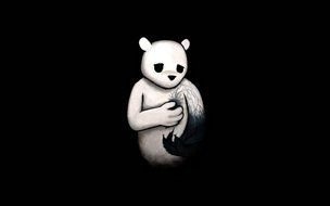 Clip art of Sad Emo Teddy Bear