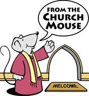 Church Mouse as a graphic illustration
