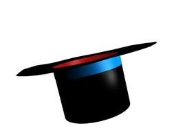 Colorful Magic Hat clipart
