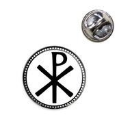 Chi Rho Labarum Lapel Hat Tie Pin Tack N2
