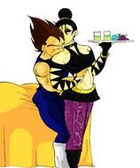 DBZ Vegeta And Chichi