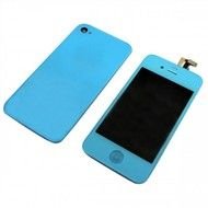 Blue Iphone 4 Conversion Kit Light Front Lcd