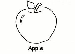 apple Coloring Pages drawing