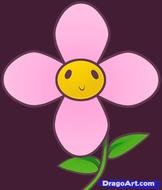 Draw A Flower For Kids