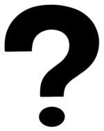 big black question mark