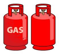 Vector Gas Cylinder