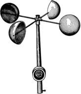 Anemometer Clip Art drawing